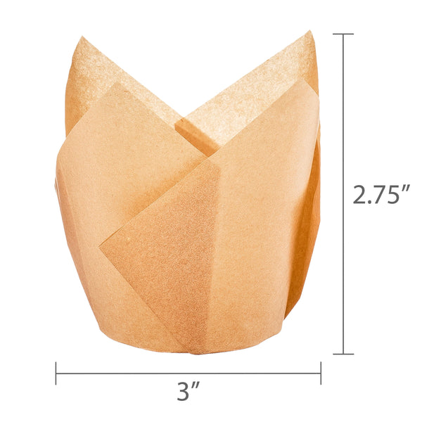 Kraft Tulip Baking Cups, 24 Pieces, by Way To Celebrate - Image 5